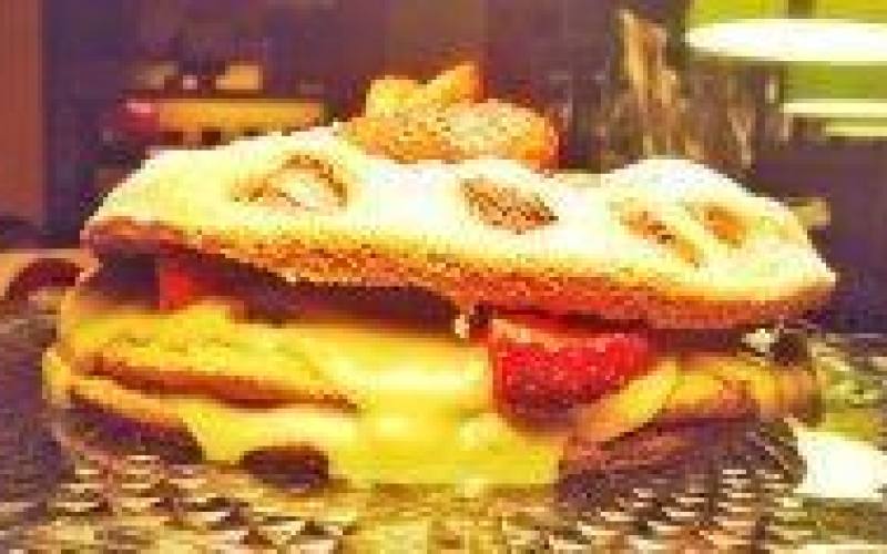 Torta margherita ai lamponi con zabaione - BbmShop 