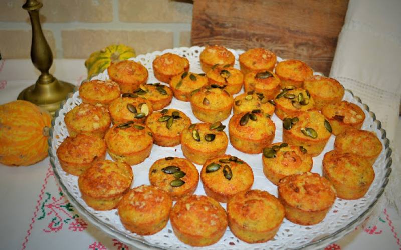 Pignoletto rosso e Ostenga Bianca per muffins con fiori di zucca e salame di Turgia - BbmShop 