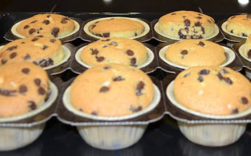 Muffin con gocce di cioccolato di pasticceria - BbmShop 