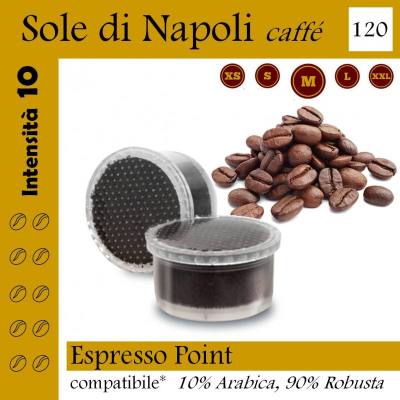 120 CAPSULE SOLE DI NAPOLI CAFFÈ, ESPRESSO POINT COMPATIBILI*
 ART30 ART30 - BbmShop