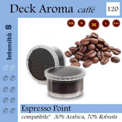 120 CAPSULE DECK AROMA CAFFÈ, ESPRESSO POINT COMPATIBILI* ART32 ART32 - BbmShop