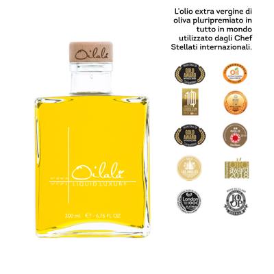 Olio Extravergine di Oliva 100% Italiano monocultivar Coratina - La Vita è Bella - 200ml OILALA123B - BbmShop